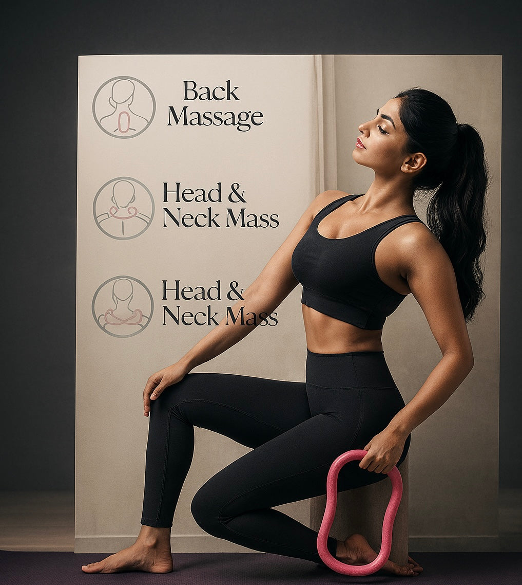 GlowFlex™ Premium Yoga Excise Ring – For Home Fitness & Pain Relief