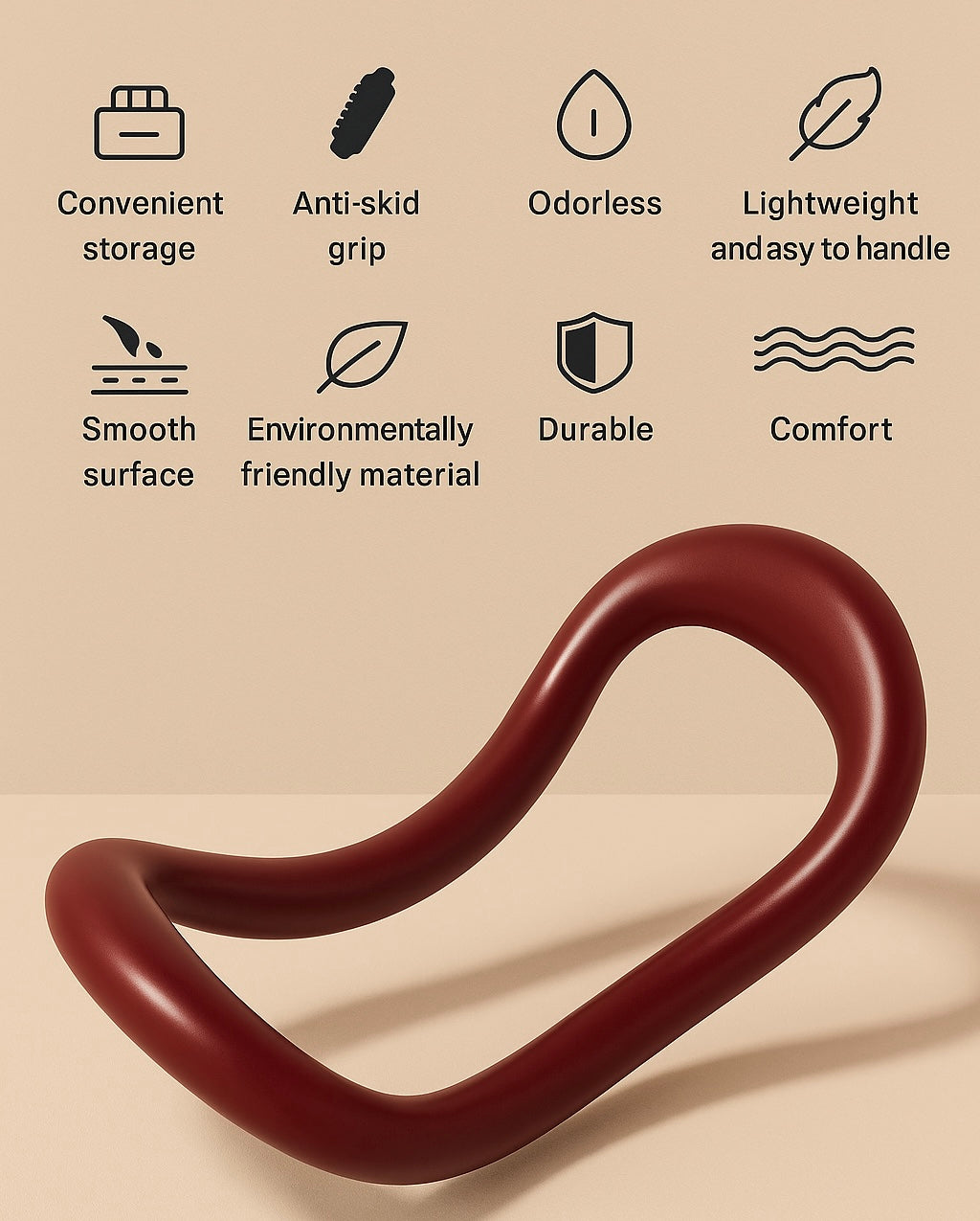 GlowFlex™ Premium Yoga Excise Ring – For Home Fitness & Pain Relief