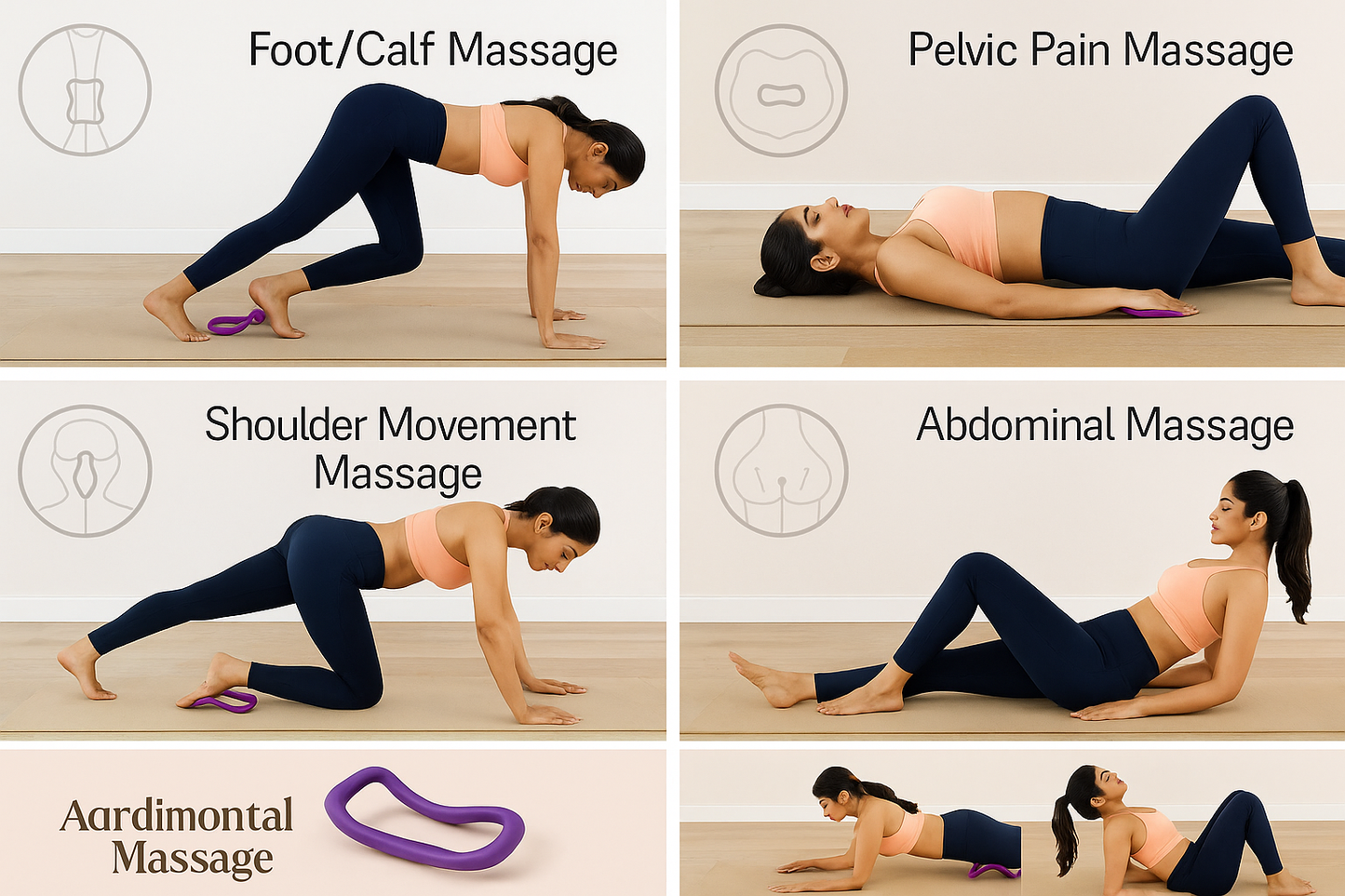 GlowFlex™ Premium Yoga Excise Ring – For Home Fitness & Pain Relief