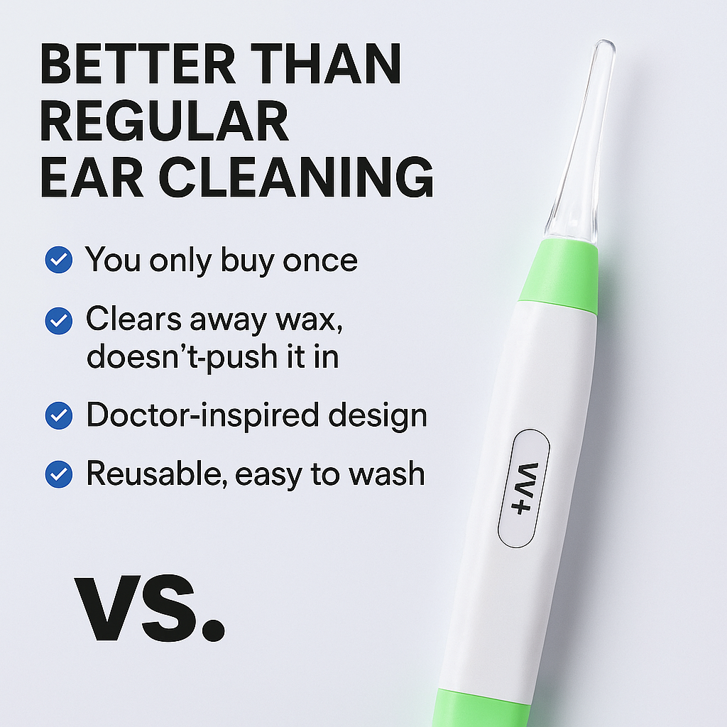 Dr UV+™ Earwax Remover Tool – With Germ-Killing UV Light