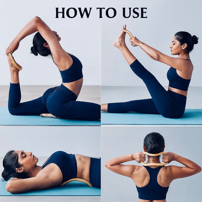 GlowFlex™ Premium Yoga Excise Ring – For Home Fitness & Pain Relief