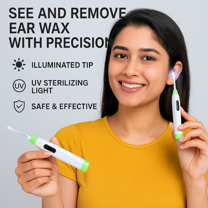 Dr UV+™ Earwax Remover Tool – With Germ-Killing UV Light